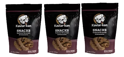 Snacks De Salmón Salvaje De Alaska Kaviarkan Paquete 3 Pzas