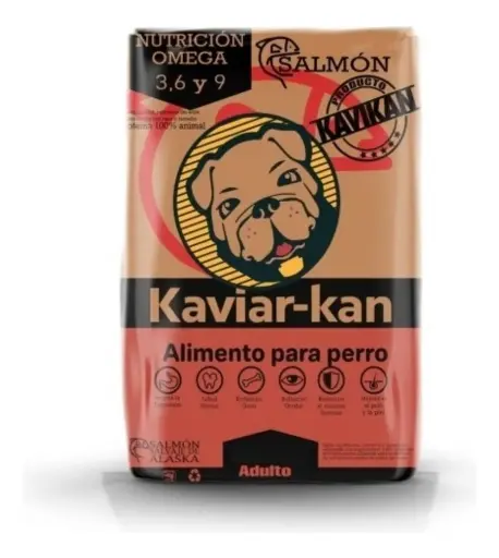 Alimento Kaviar Kan para perro adulto todos los tamaños sabor salmón de 20 kg